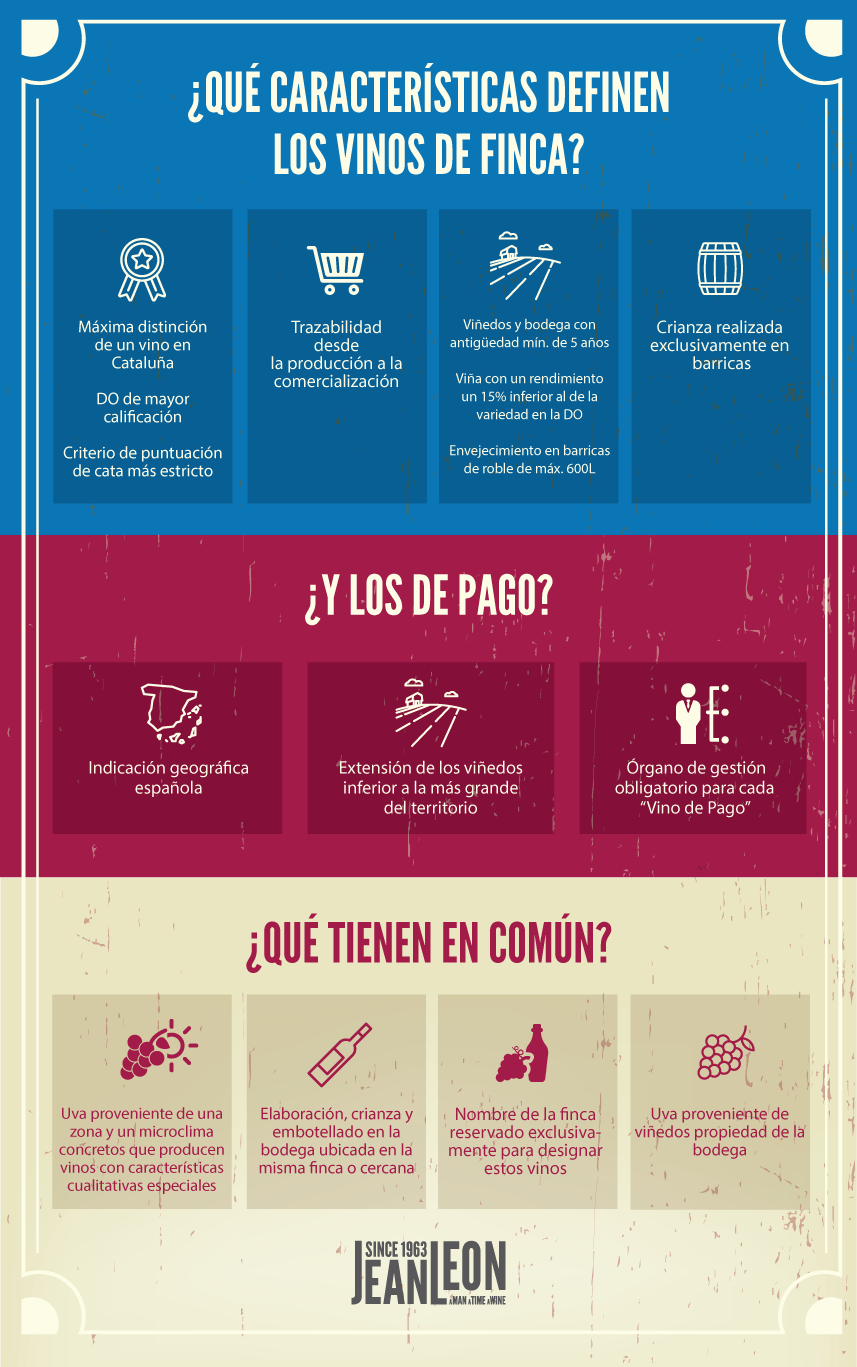 Vinos de finca - infografía